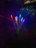 Solar Reed Garden Lights Swaying Outdoor Pathway Lamps