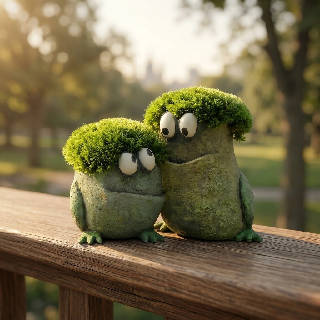 Cute Animal Resin Planter, Whimsical Plant Pot Decor for Succulents