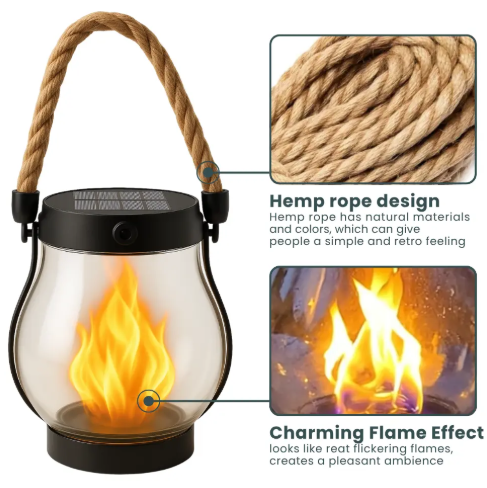 Fire Seed Solar Flame Light for Garden & Outdoor Decor