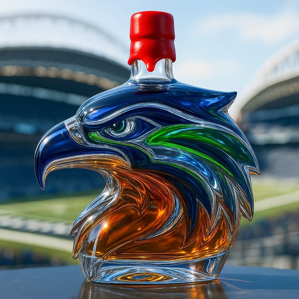 Seattle Seahawks Whisky Bottle