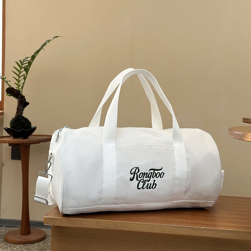 Canvas Duffle Bag for Gym Travel Weekend Shoulder Bag