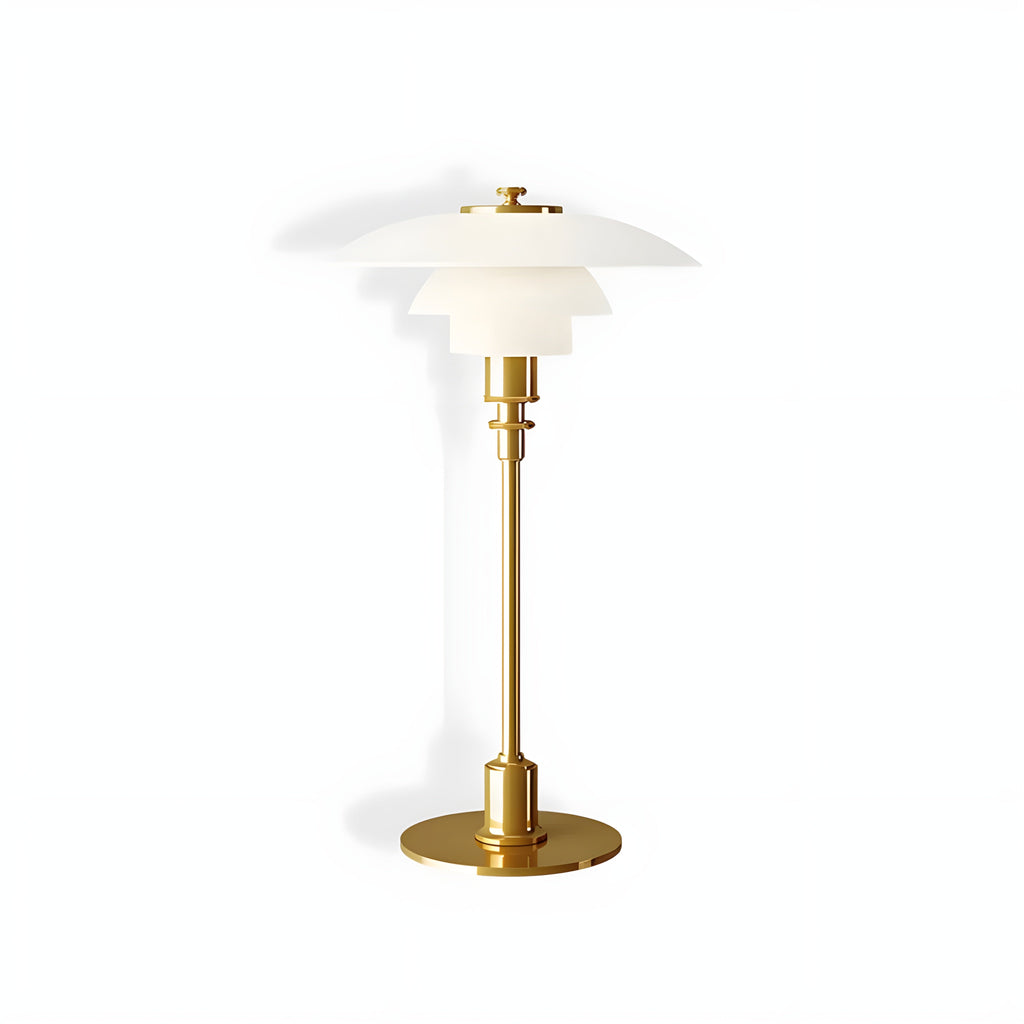 NordiGlow LED Table Lamp – Elegant glass design in Nordic style, dimmable lighting for office, living room or bedroom