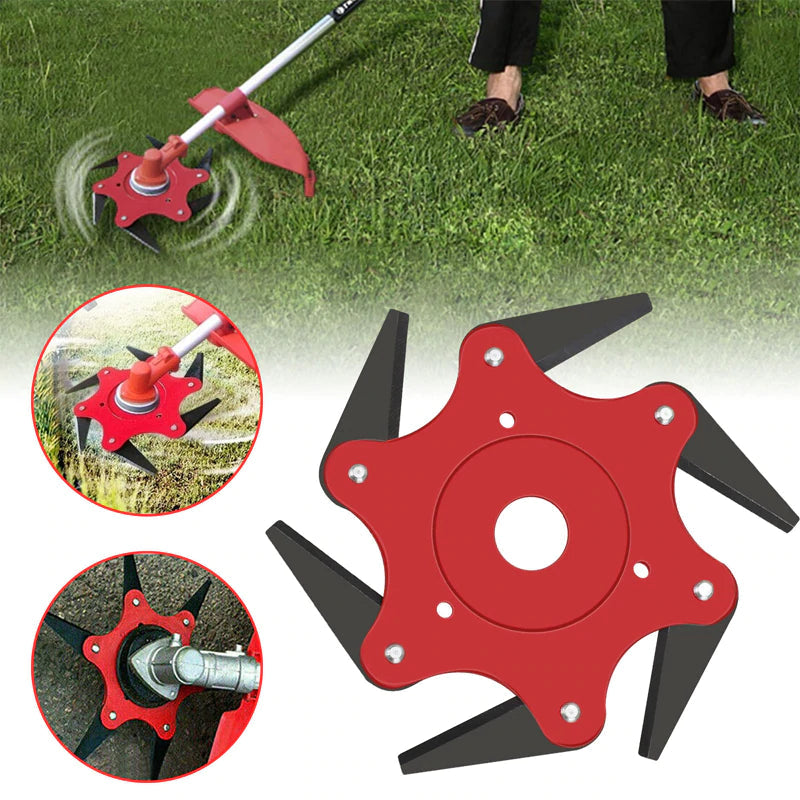 Pro | Versatile trimmer head with 6 blades