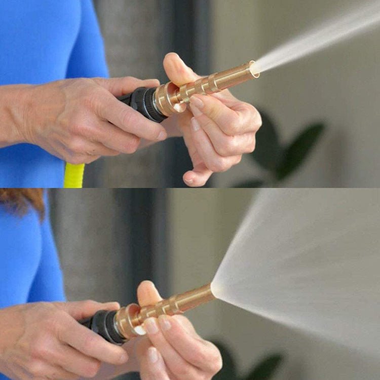 Flexible Stainless Steel Garden Hose with Brass Spray Nozzle