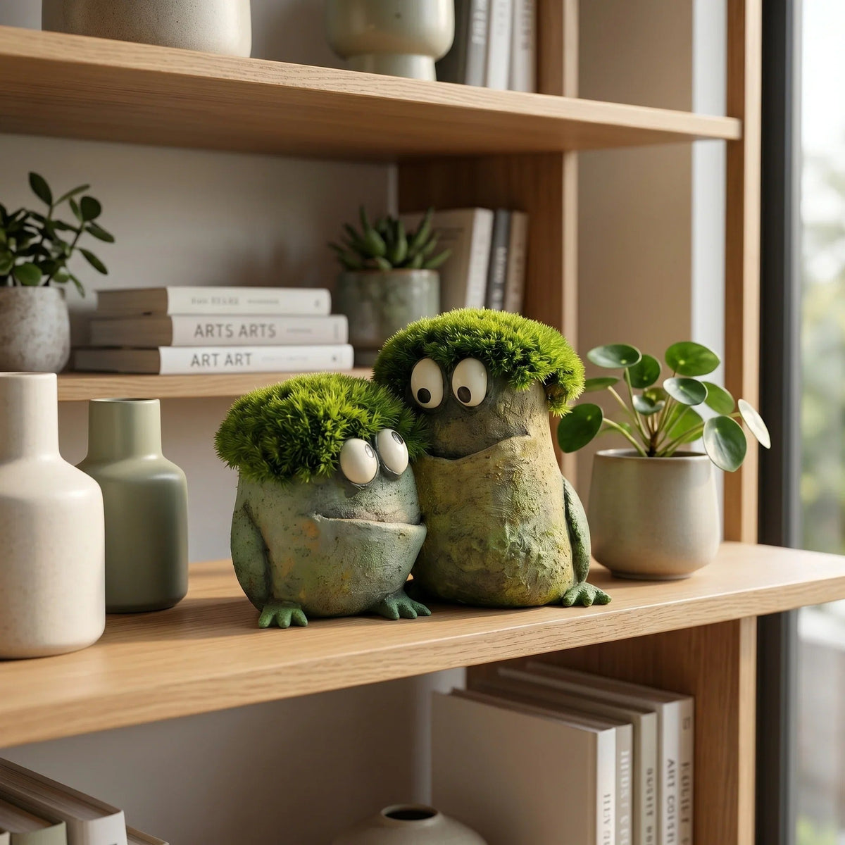 Cute Animal Resin Planter, Whimsical Plant Pot Decor for Succulents