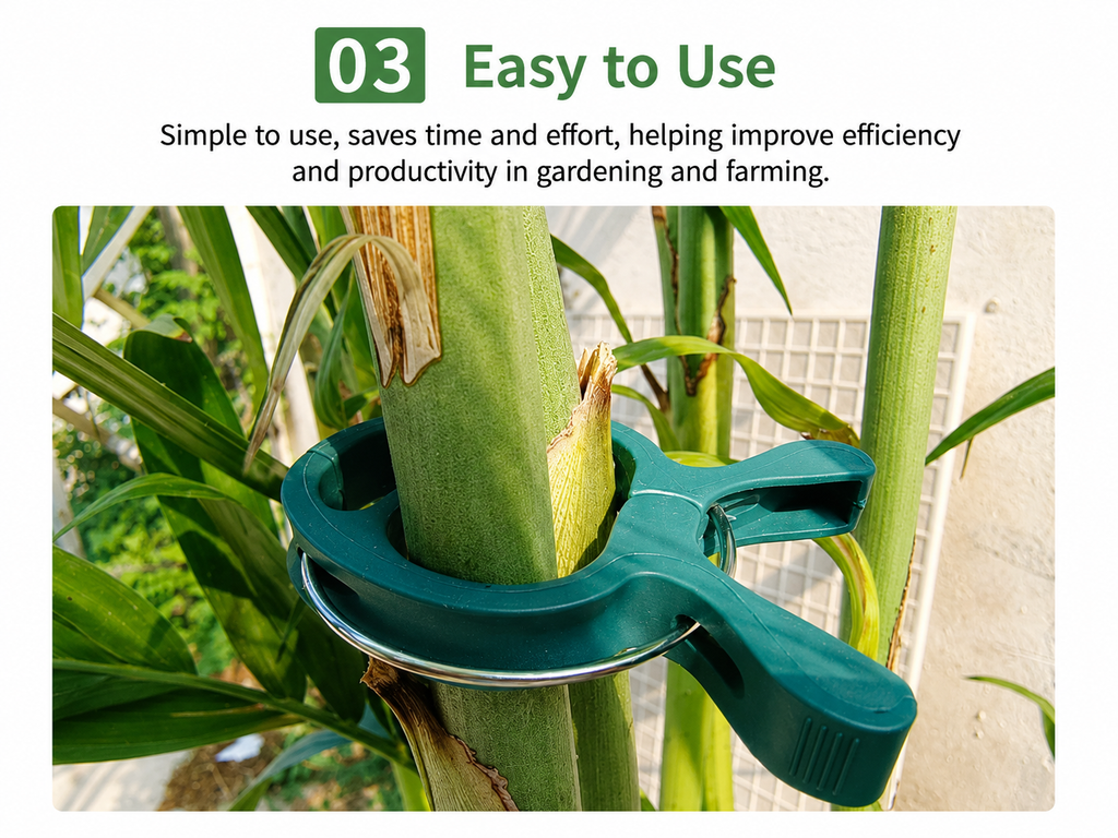 20PCS Plant Support Clips for Garden Stakes and Climbing Plants