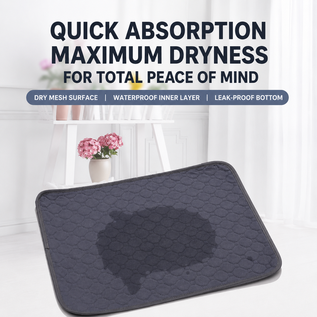 Reusable Washable Dog Pee Pad Waterproof Absorbent Puppy Training Mat – product image 3