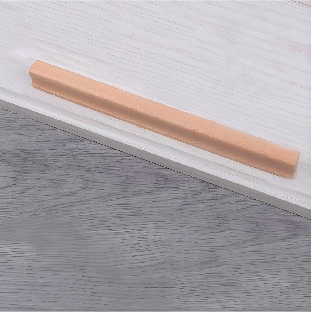 Minimalist Natural Wood Drawer Pulls