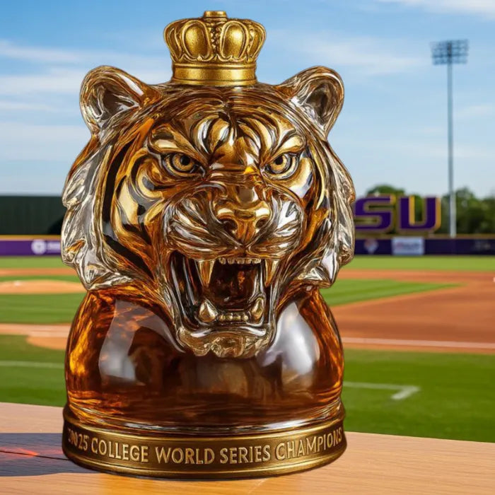 🐯HOT LSU Tigers Champion Whiskey Bottle