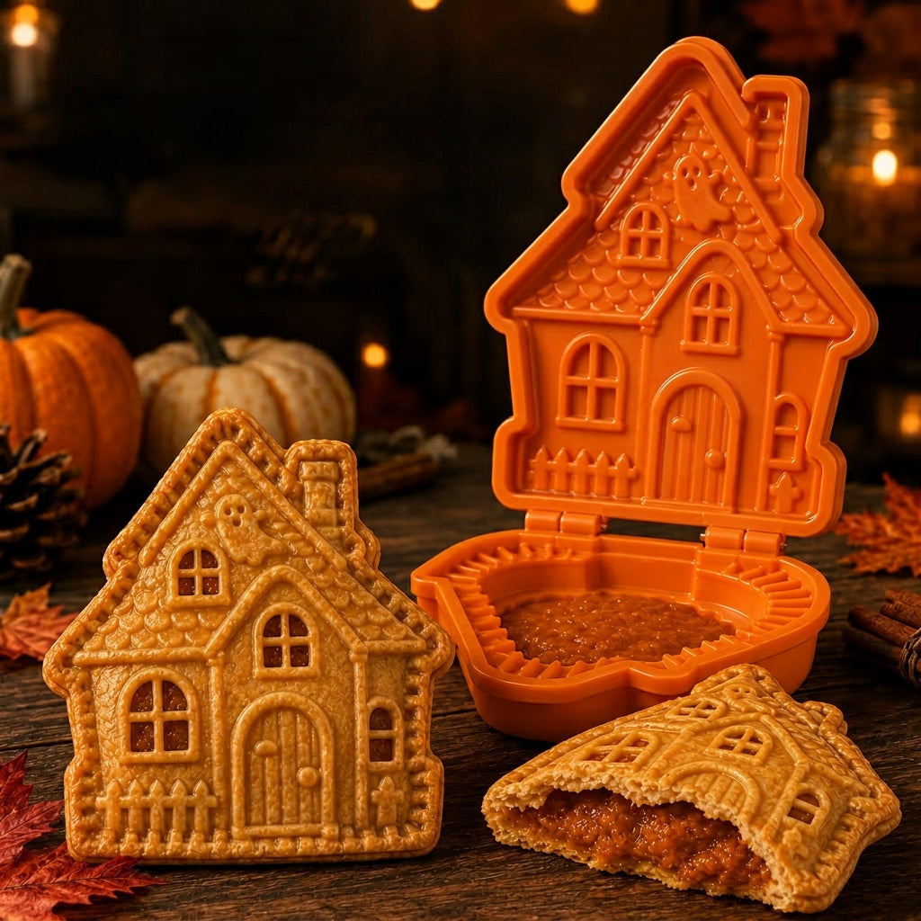 8-Design Halloween Hand Pie Mold Collection