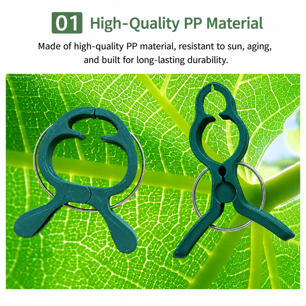 20PCS Plant Support Clips for Garden Stakes and Climbing Plants