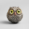 Bronze Owl Figurine for Shelf Desk Home Decor