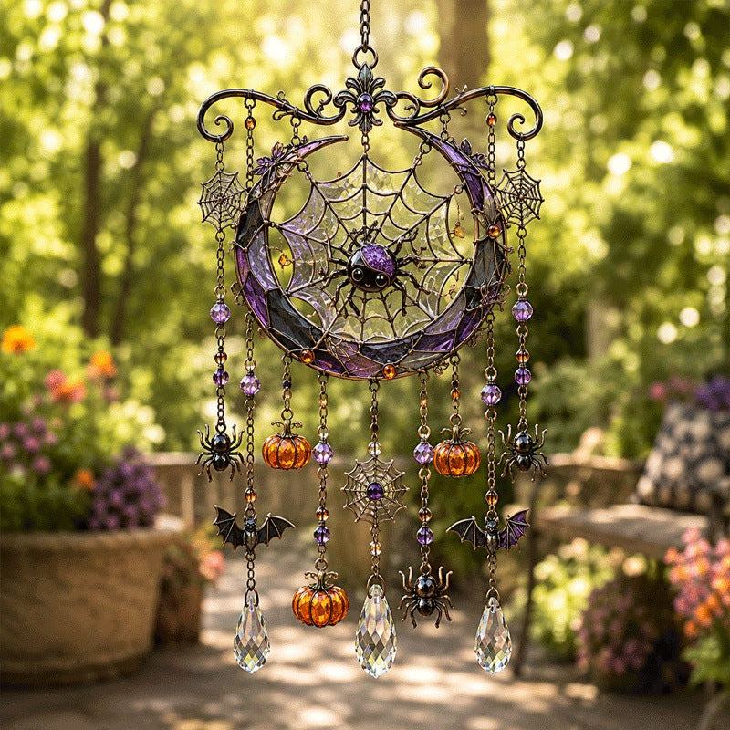 Halloween Crystal Suncatcher Wind Chime - 7 Designs