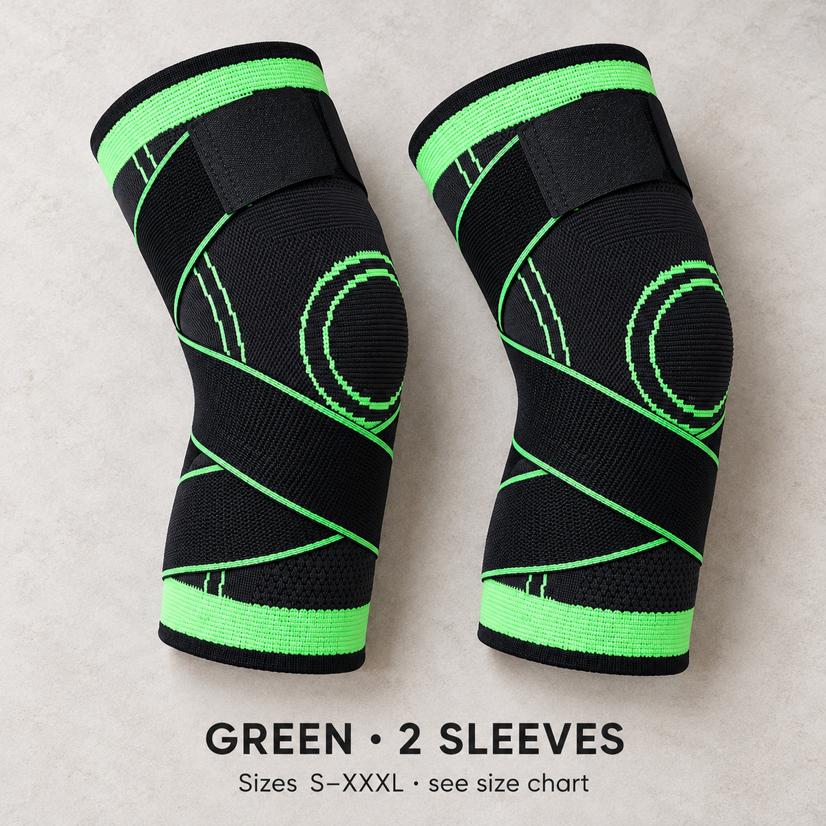 Adjustable Cross-Strap Knee Support Sleeve