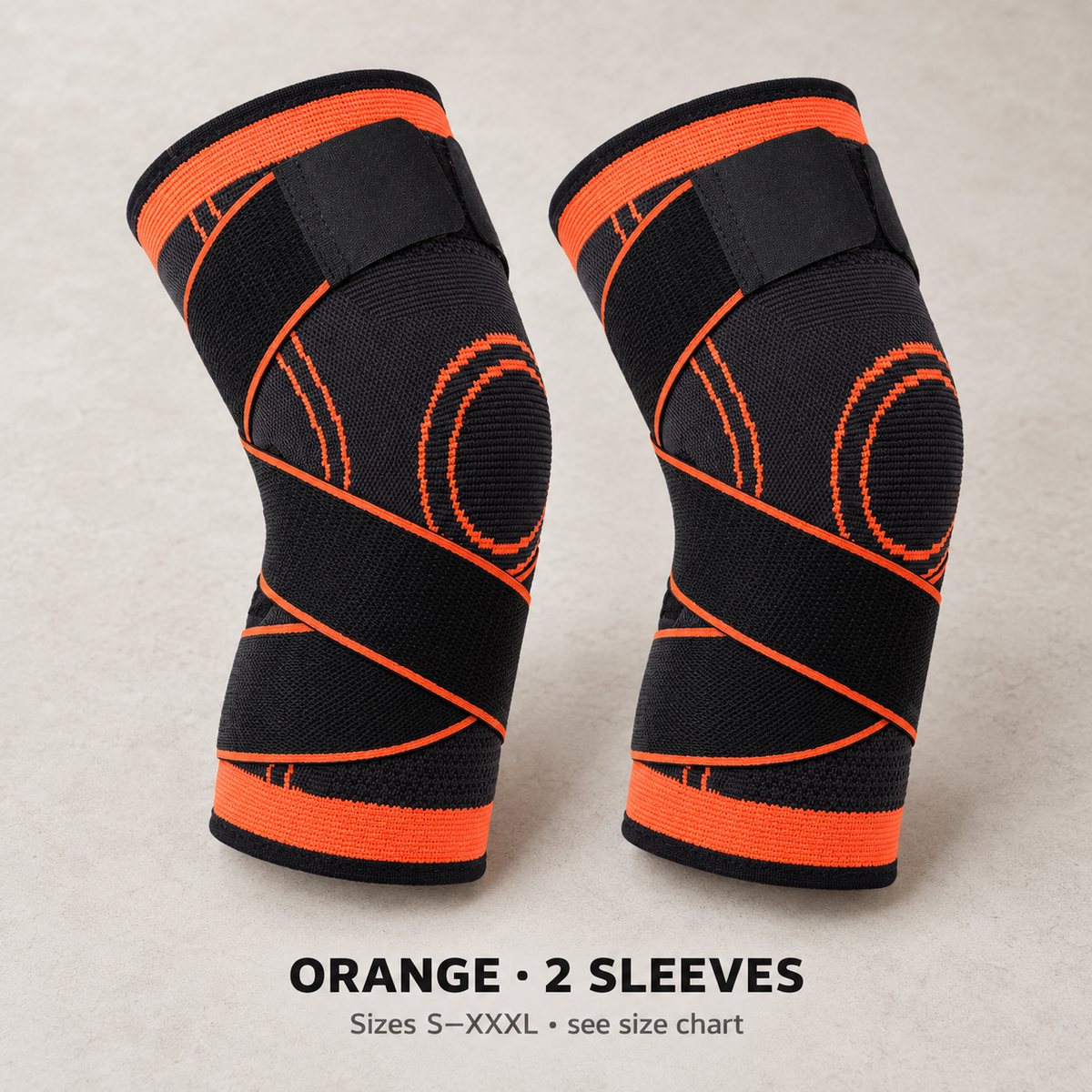 Adjustable Cross-Strap Knee Support Sleeve