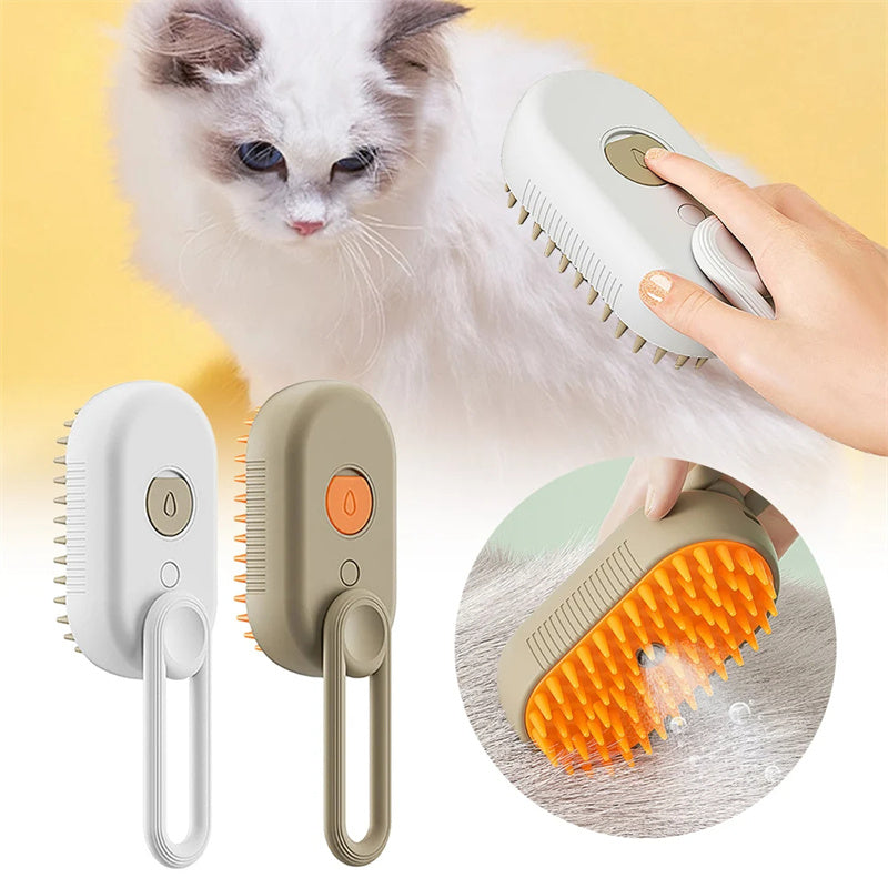 Maetiva Steam Brush — 3-in-1 Steamy Grooming Brush for Cats & Dogs
