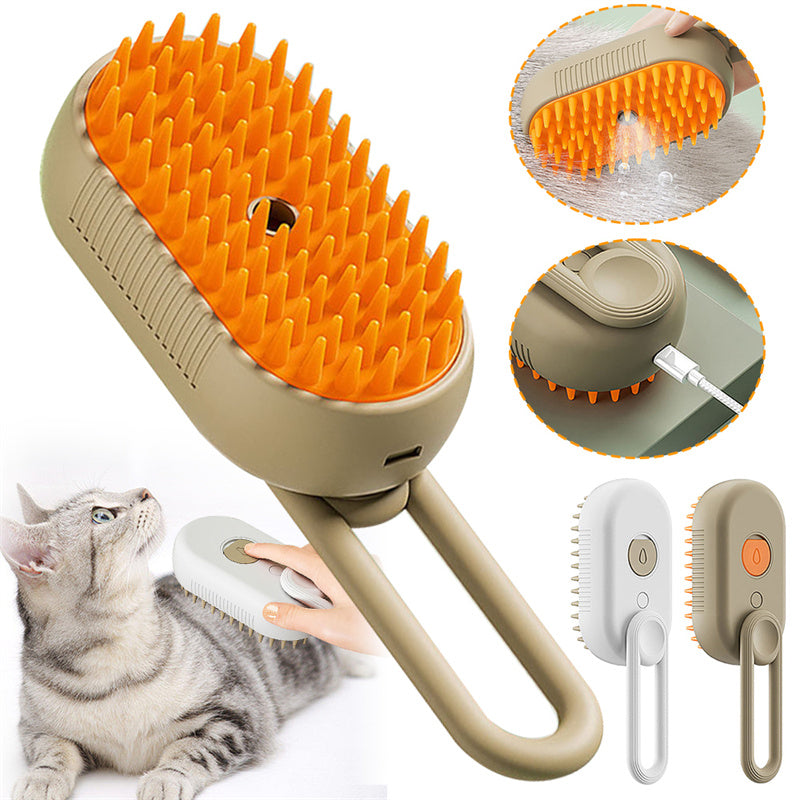 Maetiva Steam Brush — 3-in-1 Steamy Grooming Brush for Cats & Dogs