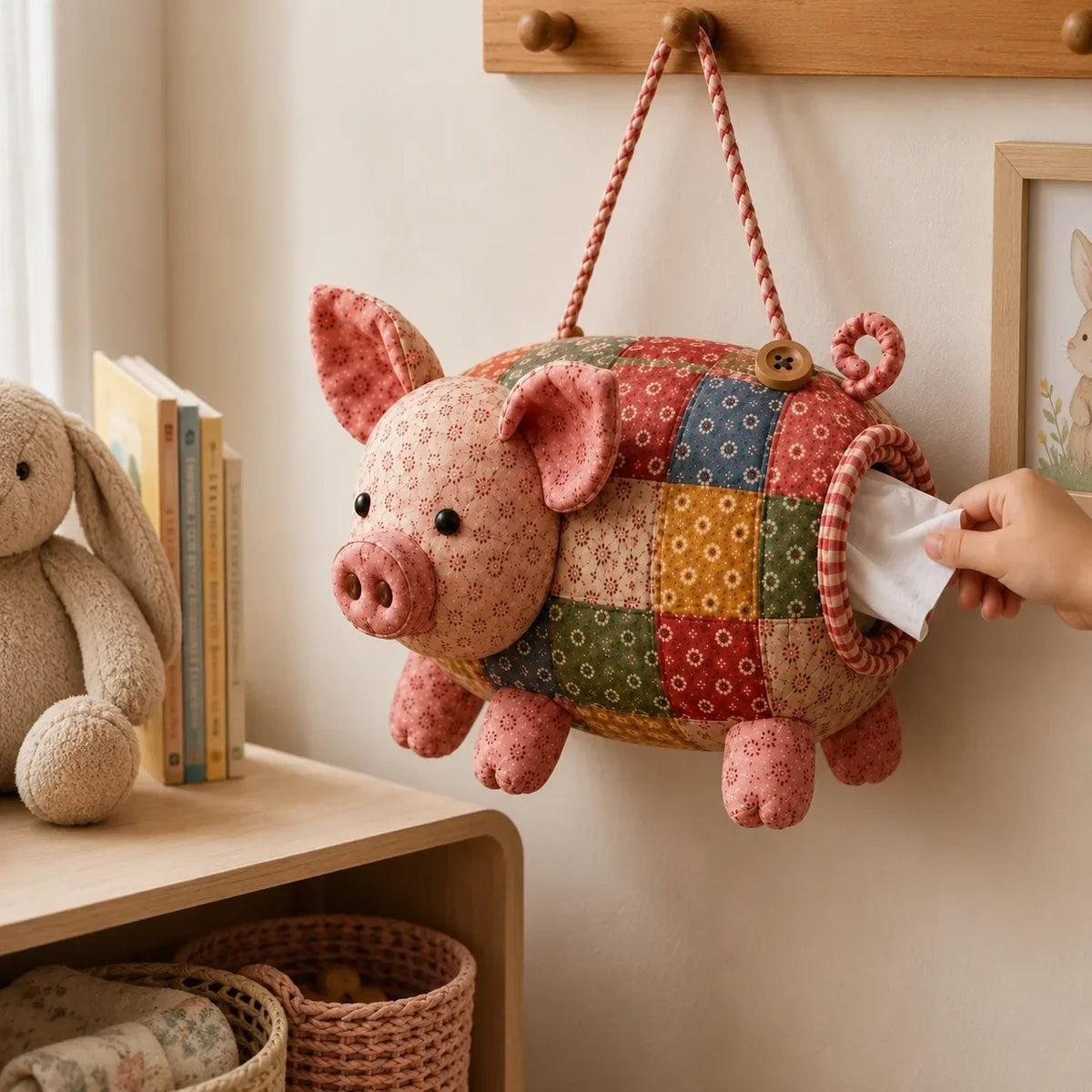 DIY Patchwork Animal Tissue Box Cover Sewing Kit