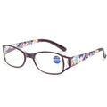 Foldable Floral Reading Glasses with Protective Case