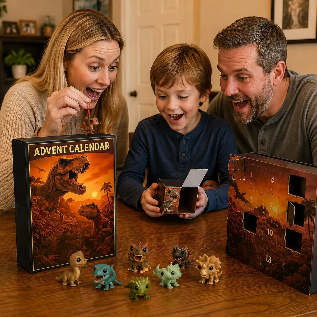 Dinosaur Adventure Blind-Box Countdown Calendar