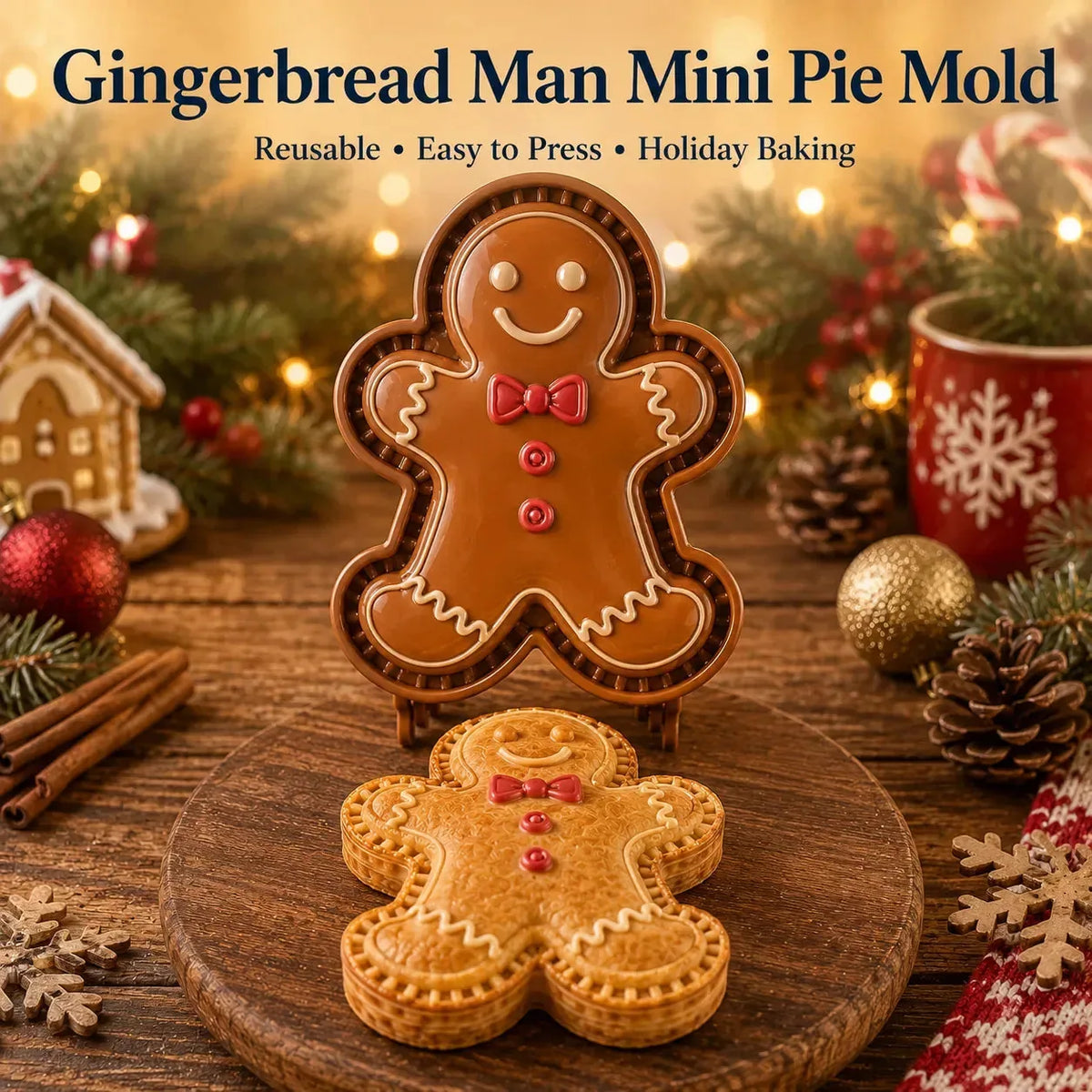 Christmas Mini Pie Embossing Mold