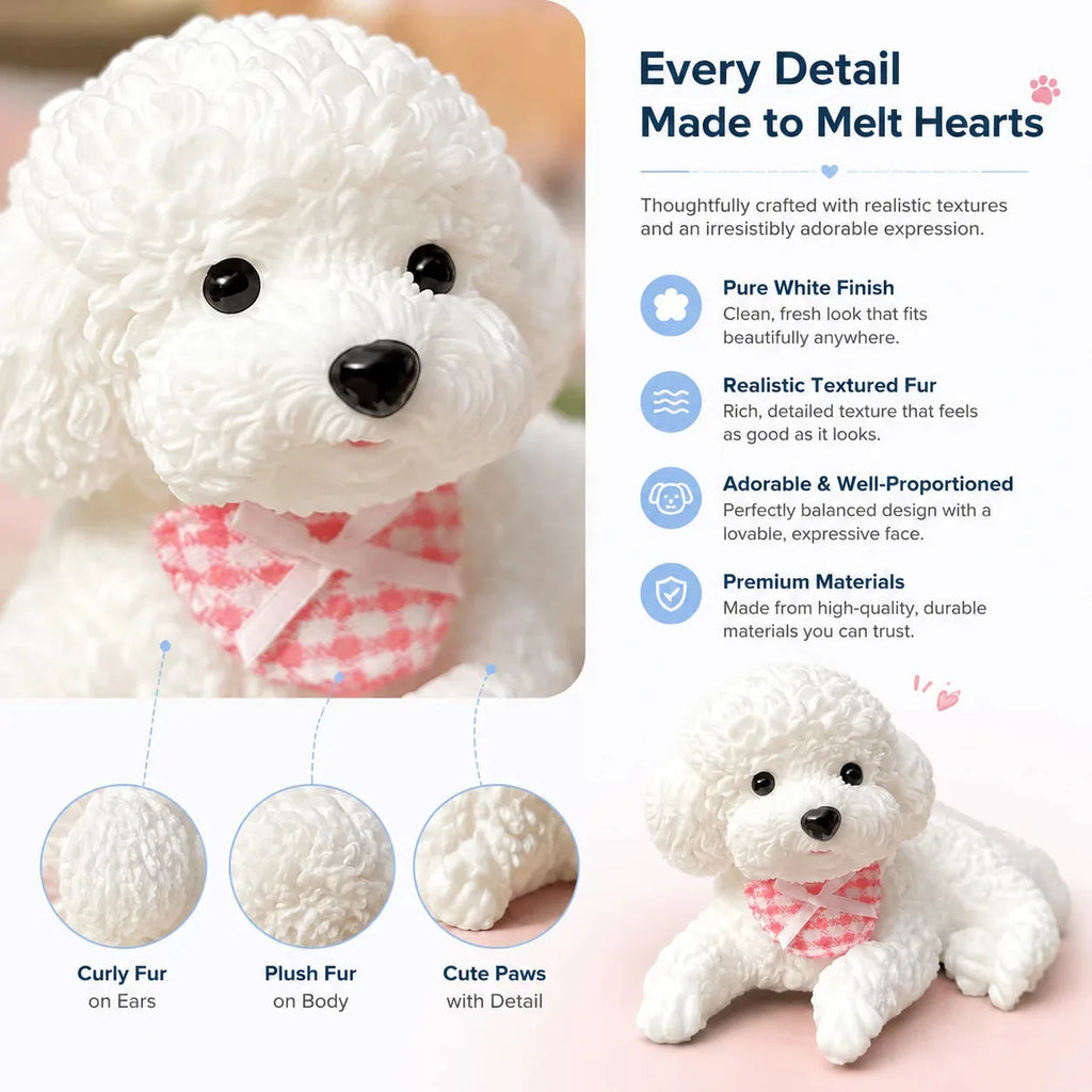 Squeezable Teddy Puppy Dashboard Buddy