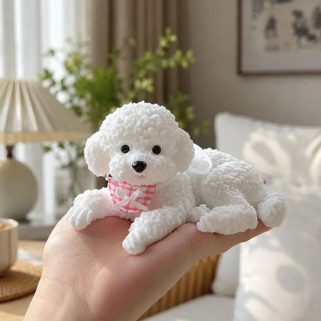 Squeezable Teddy Puppy Dashboard Buddy