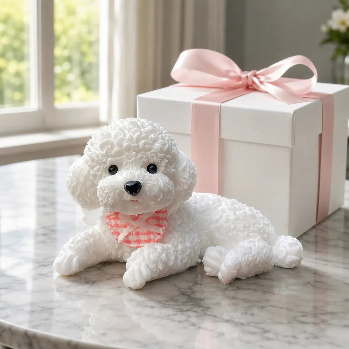 Squeezable Teddy Puppy Dashboard Buddy