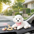 Squeezable Teddy Puppy Dashboard Buddy