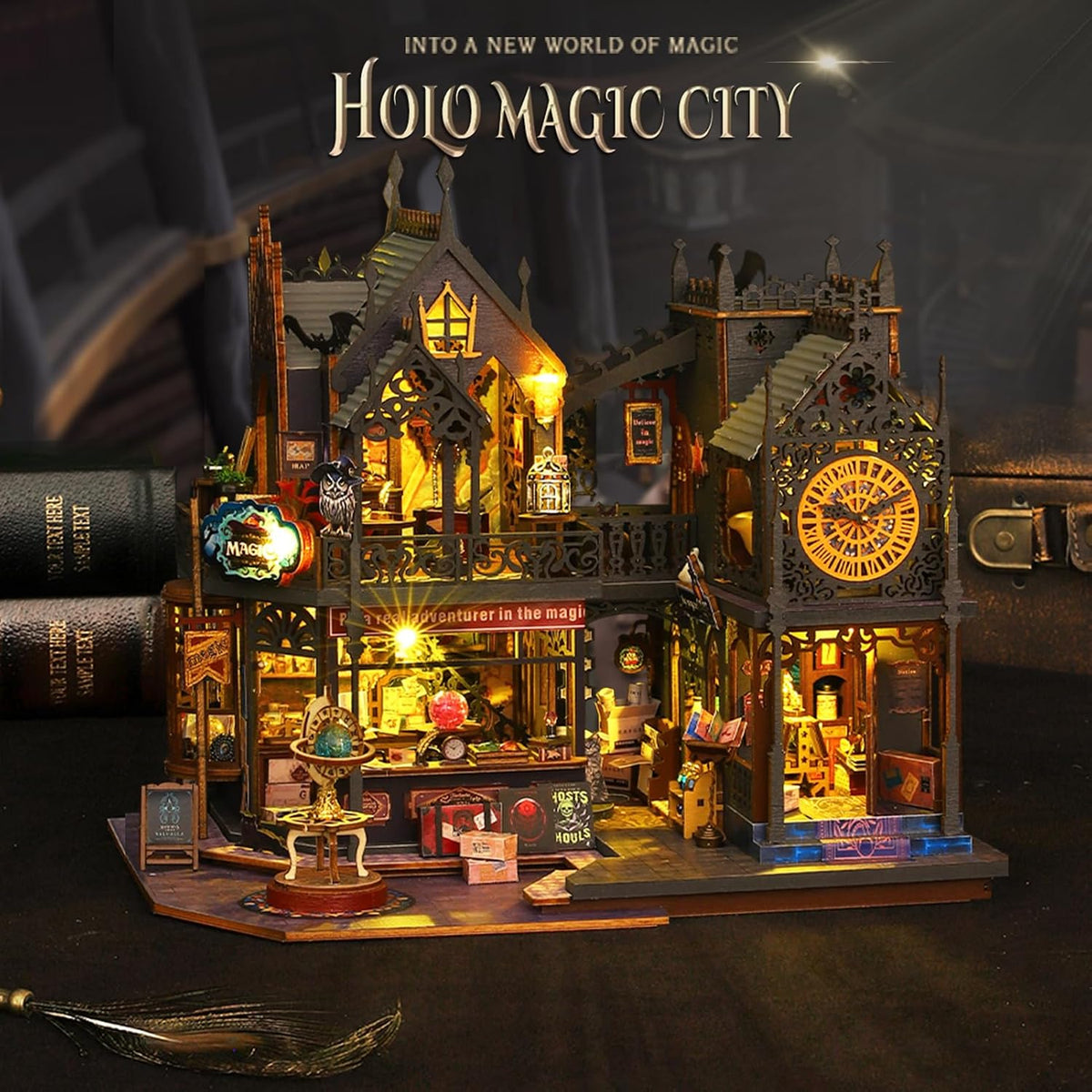 DIY Holo Magic City Miniature House Kit