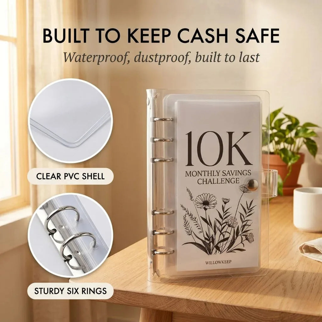 12-Month Cash Savings Challenge Binder