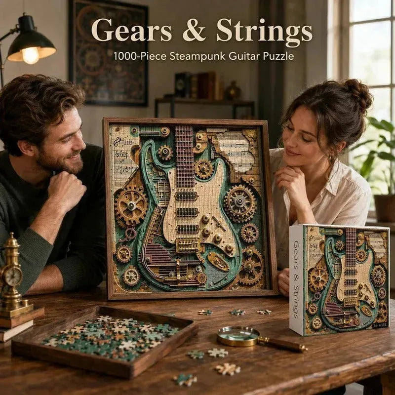 Wooden Mechanical 3D Puzzle – 3 Designs