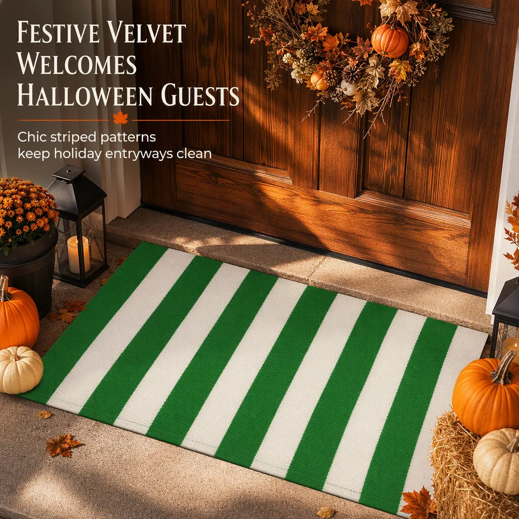 Striped Non-Slip Holiday Doormat – 7 Designs