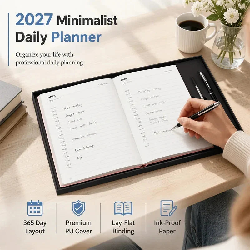 2027 A5 Daily Planner