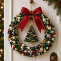 DIY Christmas Pearl Beaded Wreath Kit