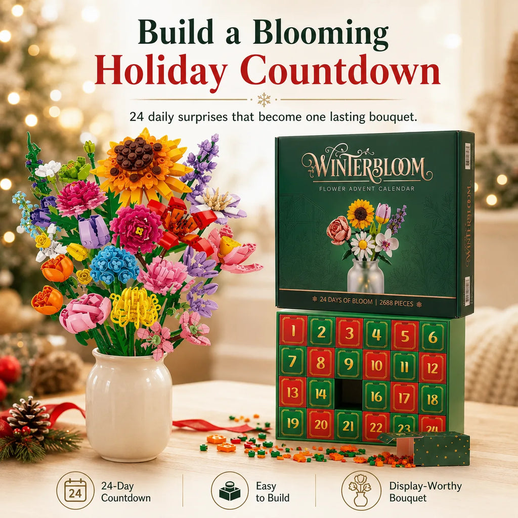 Flower Building Blocks Advent Calendar