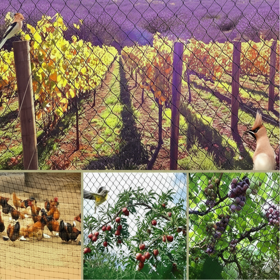 UV-Resistant Netting for Orchards, Birds & Deer