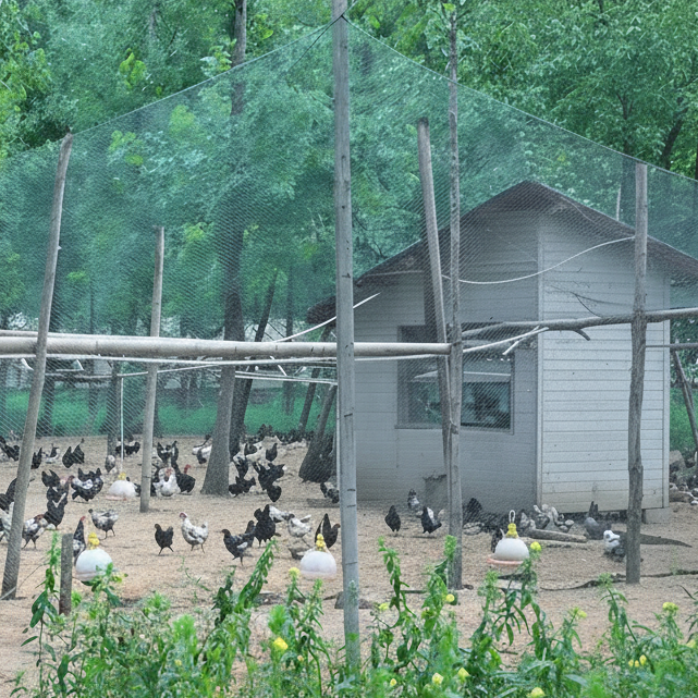 UV-Resistant Netting for Orchards, Birds & Deer